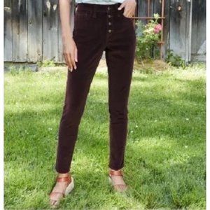 Women's High-rise Corduroy Skinny Jeans - Universal Thread Burgundy 0